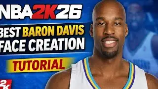 NBA 2K26 &ndash; BEST Baron Davis Face Creation (Accurate & Detailed Tutorial)