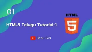 HTML5 Telugu Tutorial-1