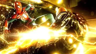 (PS5) Marvel's Spider-Man vs Electro Boss Fight (4K 60fps)