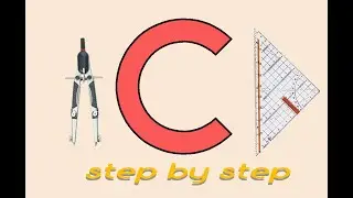 For Kids, Draw small letter C on graph Paper,  How to draw English Alphabet small letter C