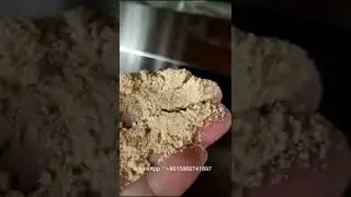 Test video of expanded wheat bran processing machine