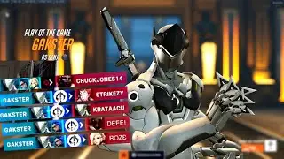 TEAM KILL BY COLOURHEX - GENJI GAMEPLAY! POTG! OVERWATCH 2 SEASON 7 TOP 500