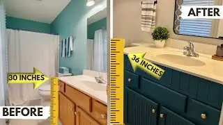 Raising Your Counter Height | Budget Friendly DIY Vanity Makeover