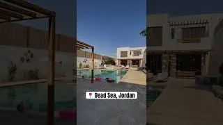 Beautiful Villa in the Dead Sea, Jordan | Nammos Experience #travel #villa #vacation