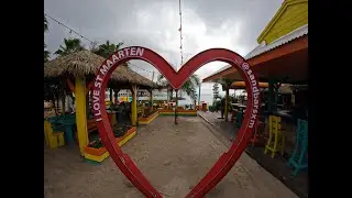 St. Maarten 2025 swimming in Mullet Bay Beach #travelvlog