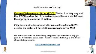 Escrow Disbursement Order EDO
