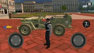 American Police Jeep Driving :  Police Game 2020