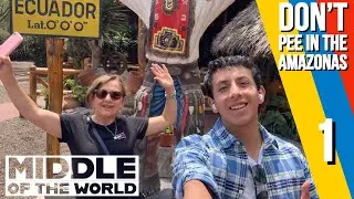 Discovering the Middle of the World On The Equator Line  at Inti&ntilde;an Museum