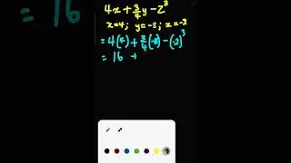 Algebraic Substitution #gcse #maths #education #fyp
