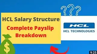 HCL freshers salary structure| HCl salary | in-hand salary #HCLSALARY #SALARYSTRUCTURE