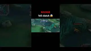 Gusion 1v5 savage🥶#mobalegends5v5 #moba5v5english #moba5v5pippin #gusion #shorts