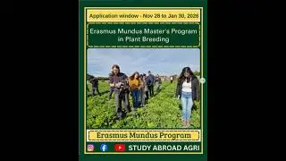 Ready to breed the future of crops?With emPLANT+ Erasmus Mundus Master,
