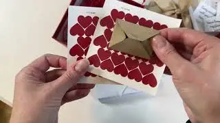 Обзор: Миниатюрные открытки без надписей с мини-конвертами для Дня святого Валентина, дней рожден...
