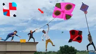 village boys kite fly caught double tape 2025