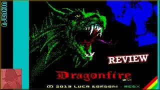 Dragonfire ZX: Самодельная игра 2018 года для ZX Spectrum 48K!! С комментариями.