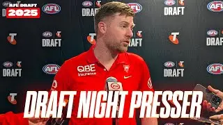 Крис Кин: пресс-конференция менеджера Sydney List, посвященная драфту | Драфт AFL 2025