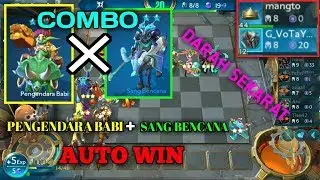 BEST COMBO TOP GLOBAL | PENGENDARA BABI + SANG BENCANA AUTO WIN | CHESS RUSH INDONESIA