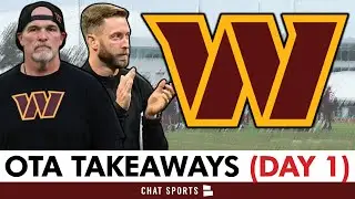 Commanders OTA Takeaways (Day 1): Dan Quinn Addresses Controversy, Kingsbury Lays Out Offensive Plan