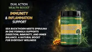 Sea Buckthorn With Spirulina | Boost Immunity, Digestion & Skin Health Naturally | Maxener Wellness