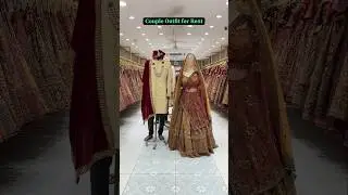 Couple Outfit for Rent 💖 #bridal #lehenga #designer #rajwada #wedding #shorts #trending #yt