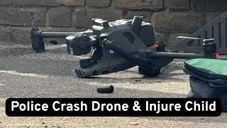 Drone Operated By The Police Falls on Child Causing Serious Injury