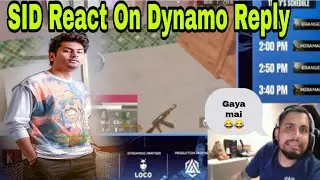 SID React On Dynamo Reply❤Hate Mat Failao Dosto🙏#dynamo#Sid