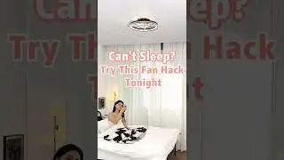 Can't Sleep? Upgrade Your Bedroom with This Hisummer Bladeless Fan!