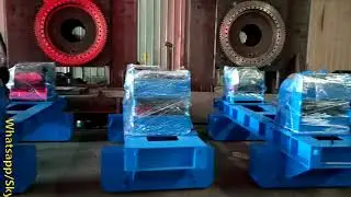 120Ton welding rotator vessel tank tube wind tower producing equipemnt