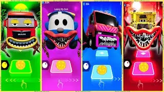 coffin dance - Truck Eater Cartoon 🆚 Tow Truck 🆚 Truck Colosus 🆚 Truck Eater Red Man | Tiles HOP 🔥❗❗