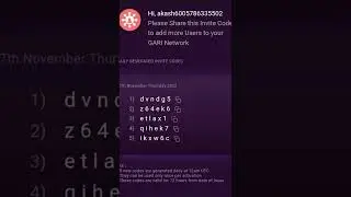 chingari app invite code today #chingariofficial #invitecode #referralcode #garicoin