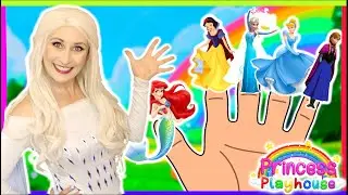 Elsa Finger Family ❄️ | Disney Frozen Nursery Rhyme for Kids | Princess Playhouse