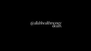 vanity is insanity | allahhealthmoneydeath