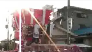 平成20年 八尾市中高安地区連合祭(5/8) 服部川太鼓台2