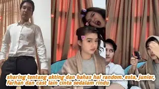 ESTA FARHAN DAN JUNIOR LAGI NGOMONGIN HAL RANDOM DI LOKASI. SERU BANGET 