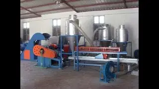 Wind-cooling Hot-cutting plastic Recycling Compounding Machine