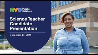 How to Start or Advance Your Career in Science Education Info Session