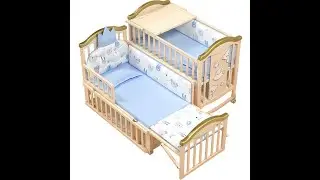BabyTeddy 12 in 1 baby crib cot India 2025 Improved Model All Features Video