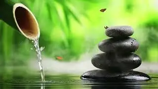 Sleeping Music for Deep Sleeping 😴 Bamboo Water Fountain, Deep Relaxation Music, Spa and Massage