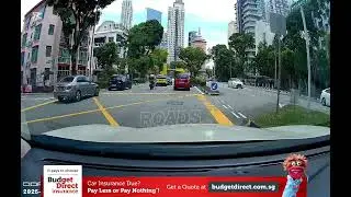 Accident between yellow cab and a Camry alonf Moulmein Road (12/08/25)