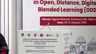 International conference: Emerging Trends & Challenges on Open, Distance, Digital & Blended Learning