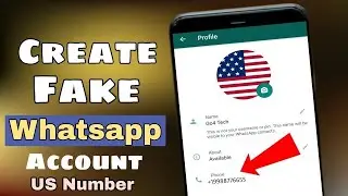 How To Create Unlimited WhatsApp Account | Canada Virtual Number