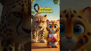 Котёнок обманщик в нейросети #dalle3 #chatgpt #cats #aiart #кот #нейросеть #юмор #ии
