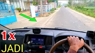 KELUAR Pintu GERBANG Dengan CARA MUNDUR | Saat NYETIR SENDIRI