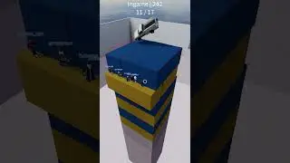 Roblox Jenga Part 3 #shorts #roblox #gaming