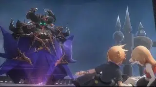 World of Final Fantasy: Boss Battle: Pellinore + Segwarides, Brandelis + Ending