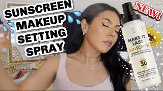 WORTH THE BUY OR NAW?!?||MILANI SUNSCREEN SETTING SPRAY