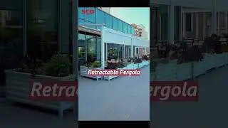 SCD Retractable Pergola manufacturer 23 years SCD outdoor sunshade China supplier pergola factory