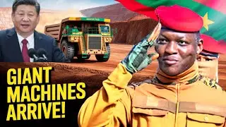 Ibrahim Traore's MASSIVE Mining Machines Land in Burkina Faso!