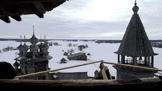 Церковь Преображения Господня на Кижах без единого гвоздя