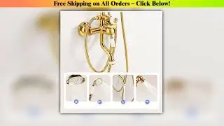 French Retro Brass Gold Single handle White jade Faucet Lift spray gun with storage basket Hot and